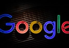 Google logo neon light signage